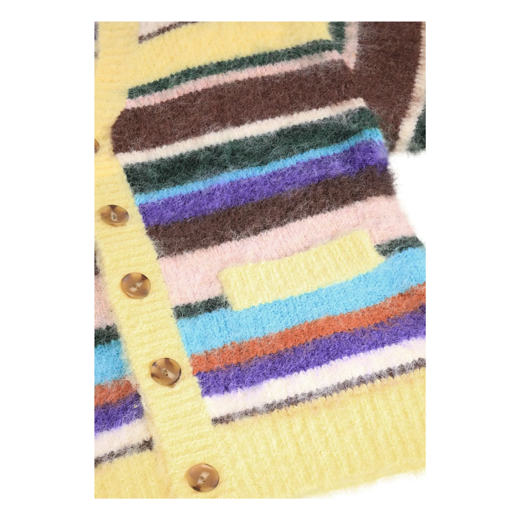 Gilet Bruttus Rayé | Jaune- Image produit n°4