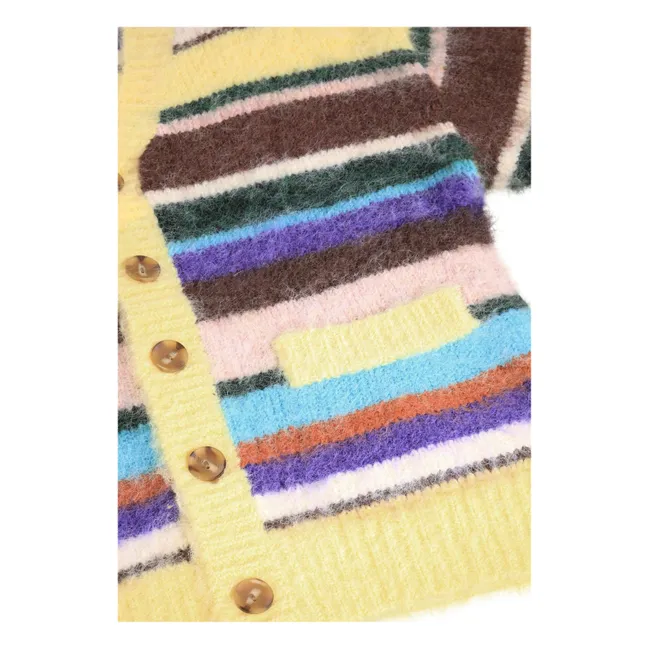 Gilet Bruttus Rayé | Jaune