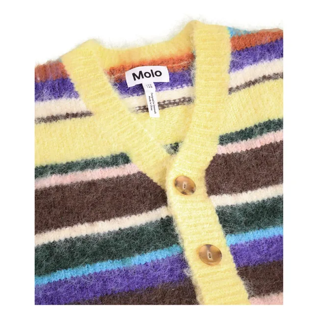 Bruttus Striped Vest | Yellow