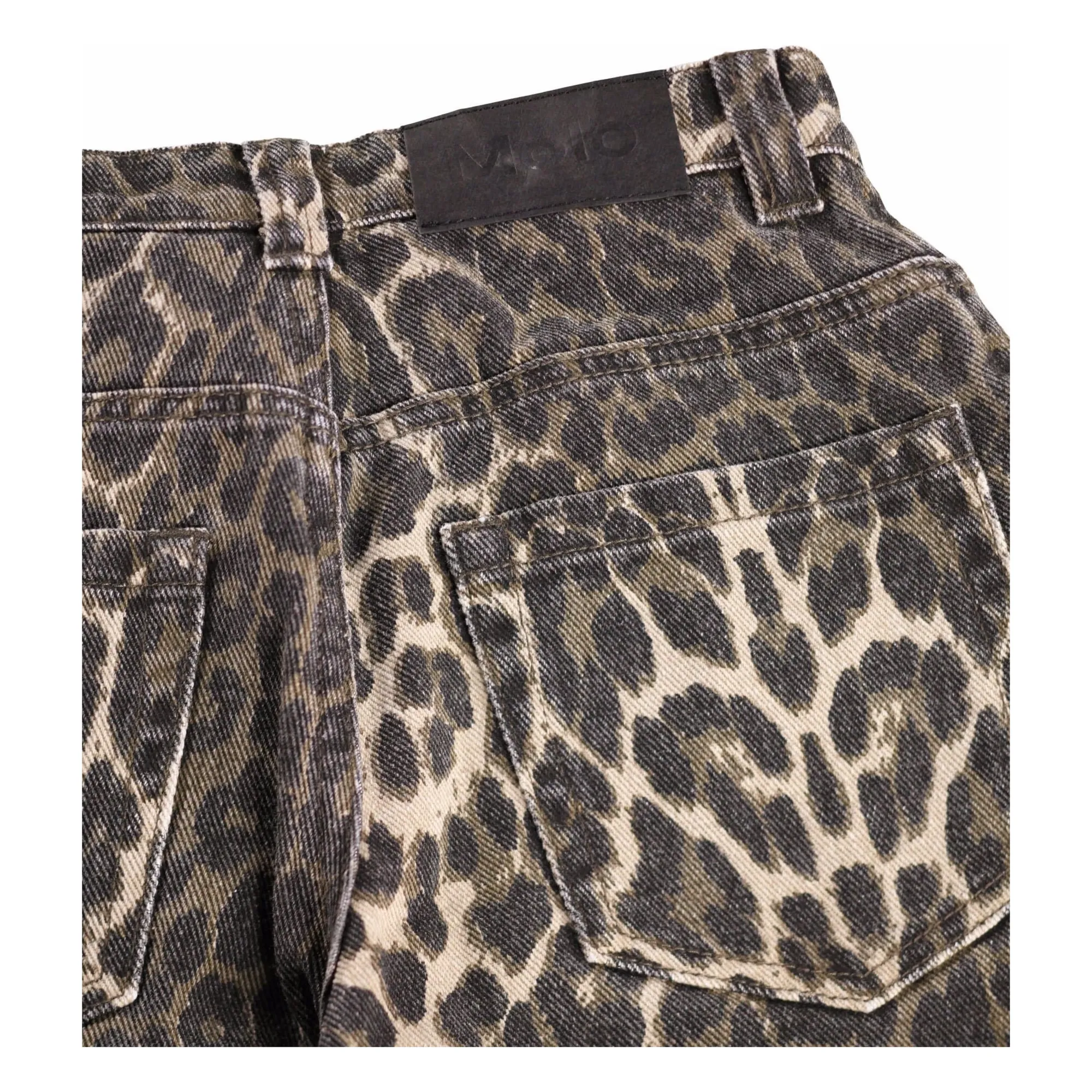 Jean Aska Leopard  | Marron- Image produit n°5