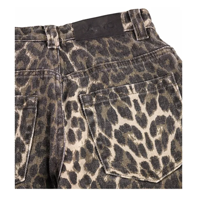 Jean Aska Leopard  | Marron