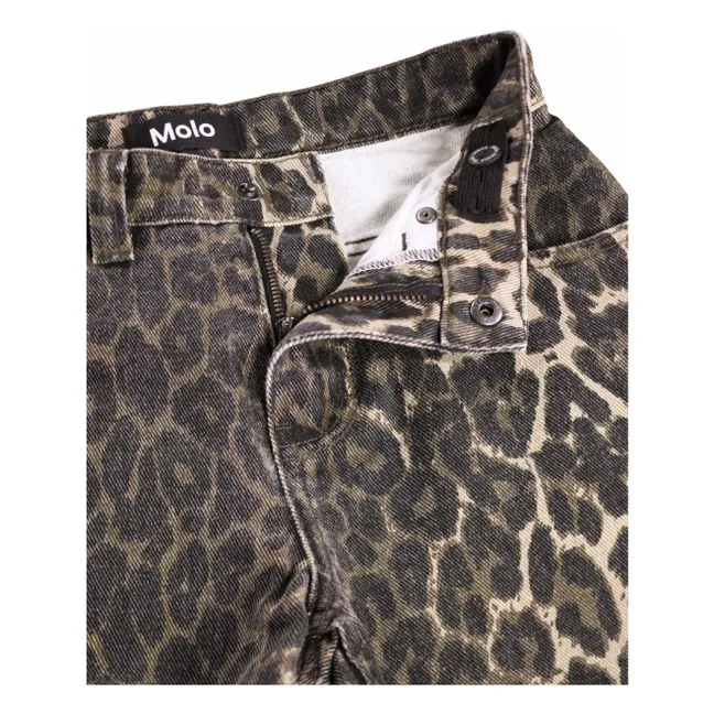 Jean Aska Leopardo  | Marrón