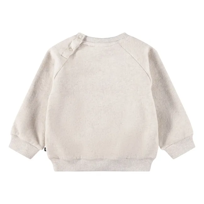Pull Disc Chat Coton Bio | Gris chiné