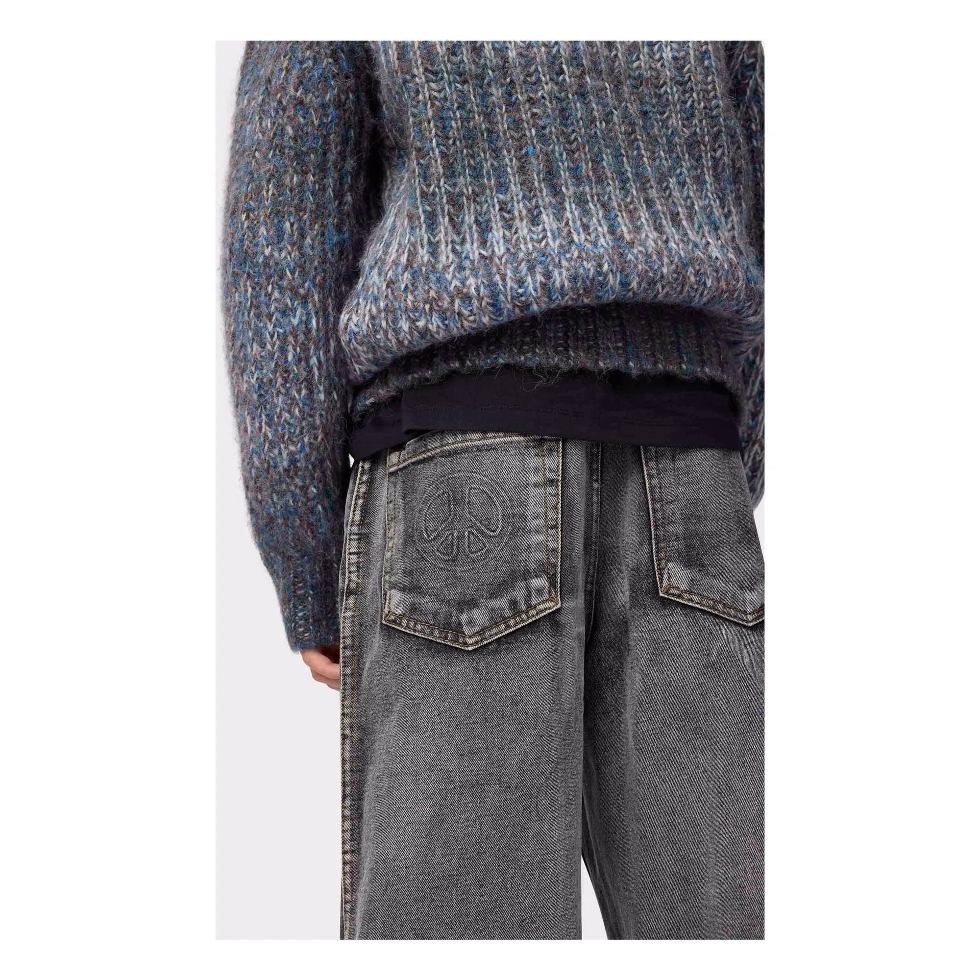 Pull Bosse Dégradé | Gris anthracite- Image produit n°5