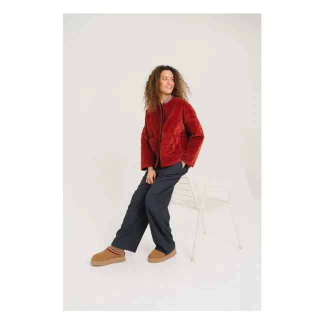 Veste Matelassée Baya | Terracotta