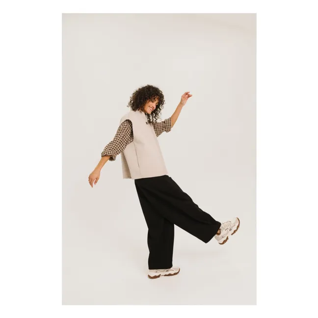 Gilet Double Face Mireia Laine | Crème