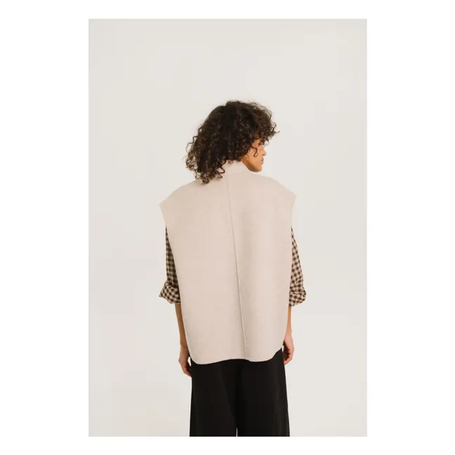Gilet Double Face Mireia Laine | Crème