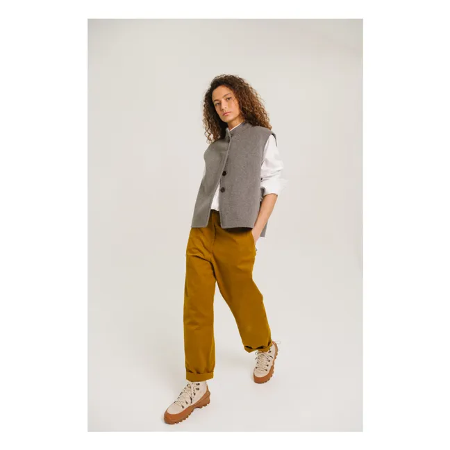Gilet Double Face Mireia Laine | Gris