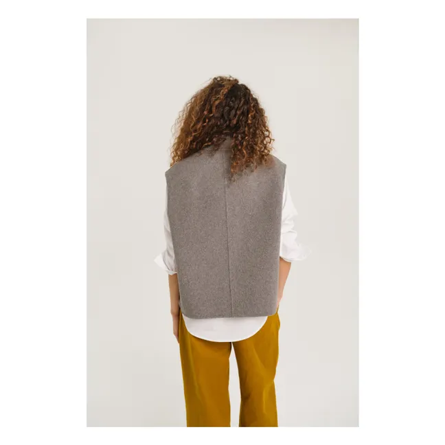 Gilet Double Face Mireia Laine | Gris