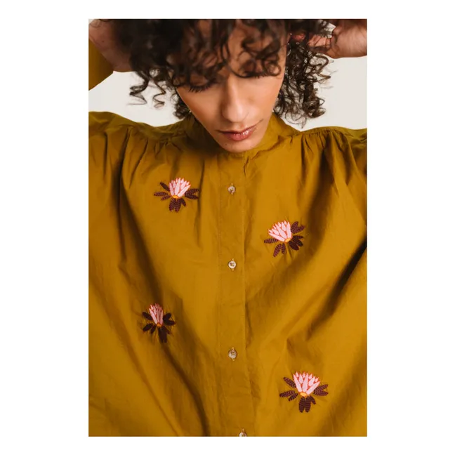 Blouse Ella Broderies | Vert