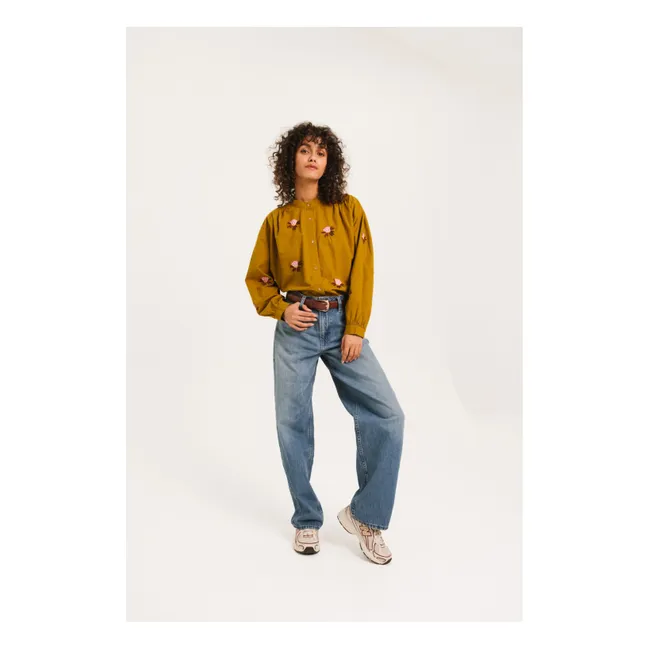 Blouse Ella Broderies | Vert