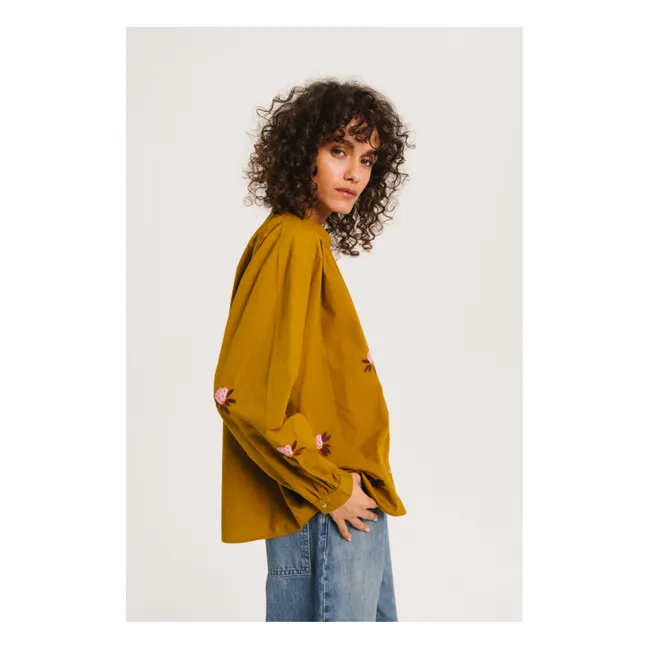 Blouse Ella Broderies | Vert
