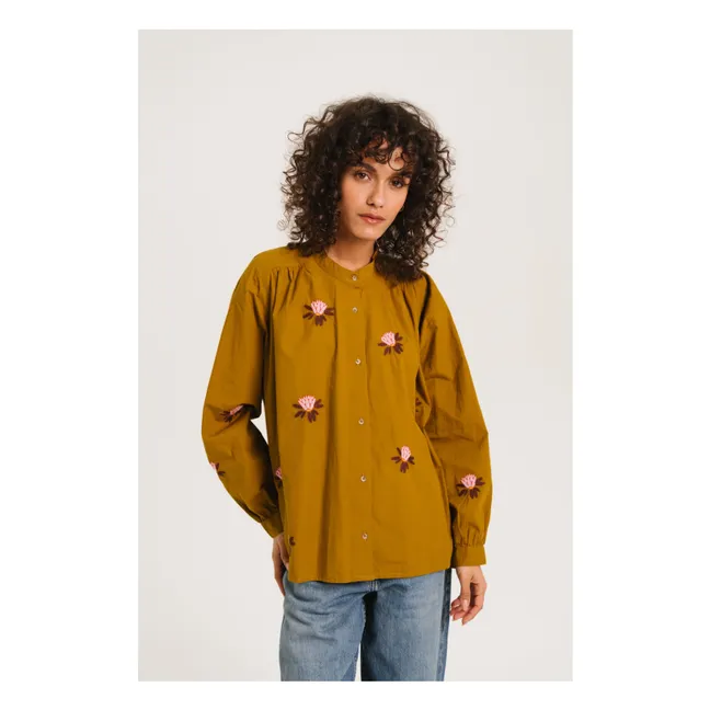 Blouse Ella Broderies | Vert