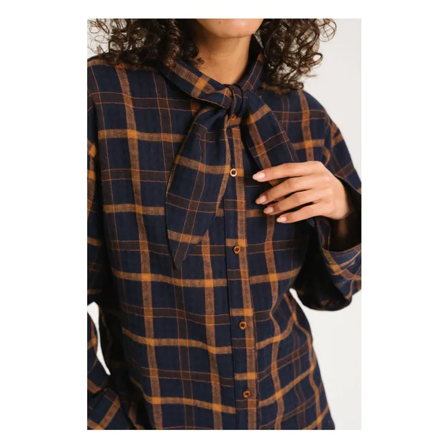 Chemise Foulard Charlie | Bleu marine