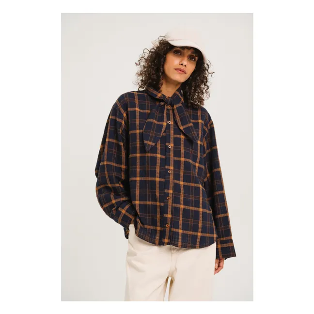 Chemise Foulard Charlie | Bleu marine