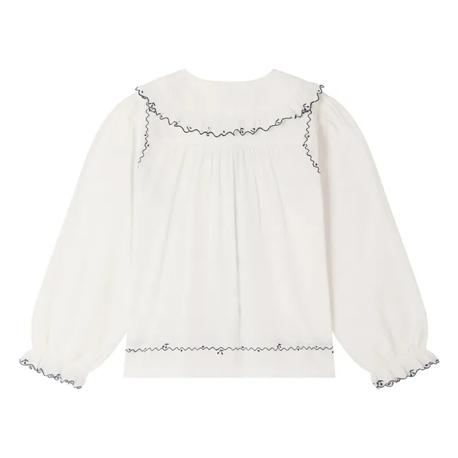 Maneke organic cotton blouse | Cream
