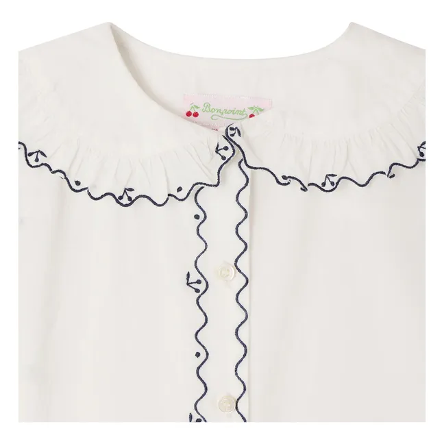 Maneke organic cotton blouse | Cream