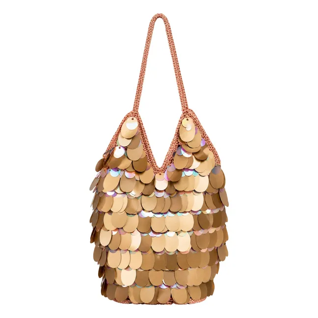 Sac Berna Large Sequins | Marron