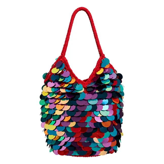 Sac Hilal Large Sequins | Vert