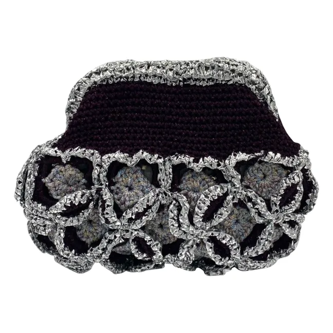 Sac Melike Clutch | Bordeaux