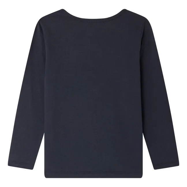 T-shirt Tidjiane Coton Bio | Bleu marine