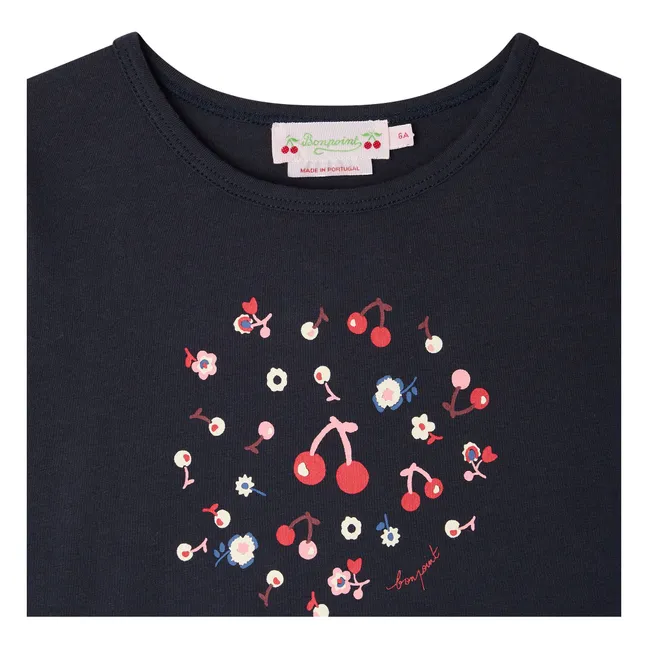 T-shirt Tidjiane Coton Bio | Bleu marine