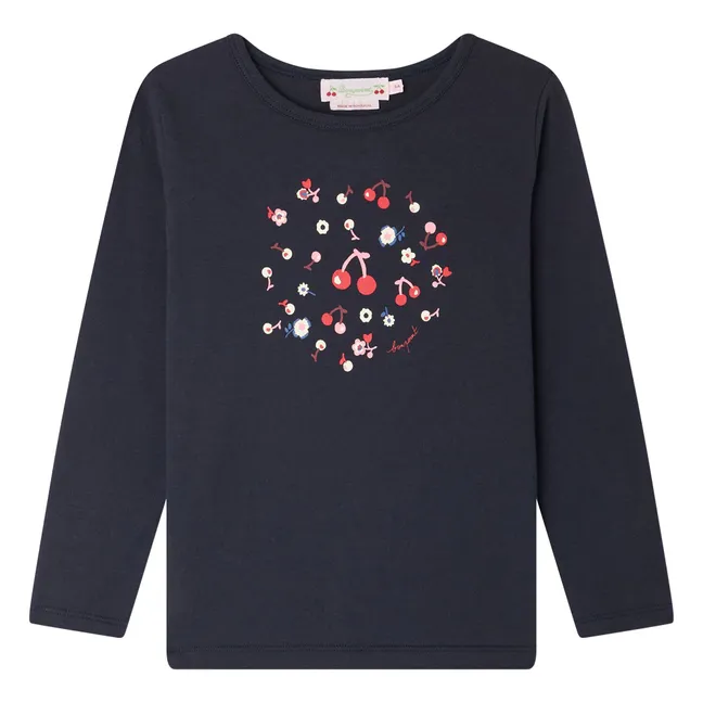 T-shirt Tidjiane Coton Bio | Bleu marine