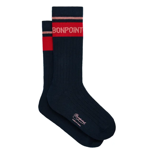 Mariosha socks | Navy blue