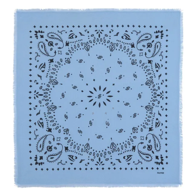 Bandana Hachiko Cachemire | Bleu