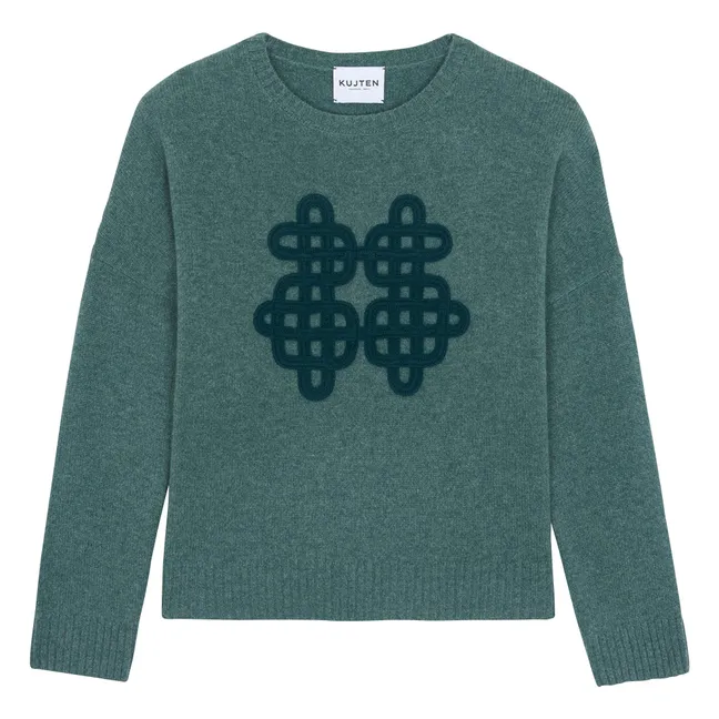 Pull Amelie Symbol Cachemire | Vert