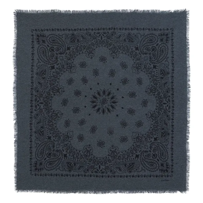 Bandana Hachiko Bico Cachemire | Gris anthracite