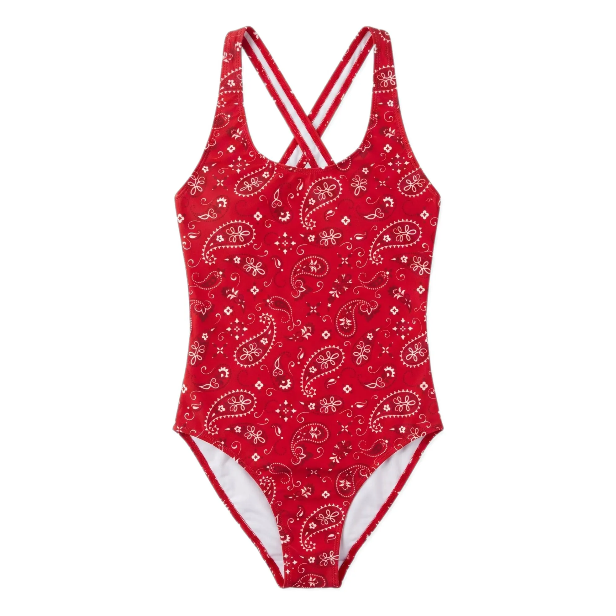 Hundred Pieces Red Bay Bandana Swimsuit