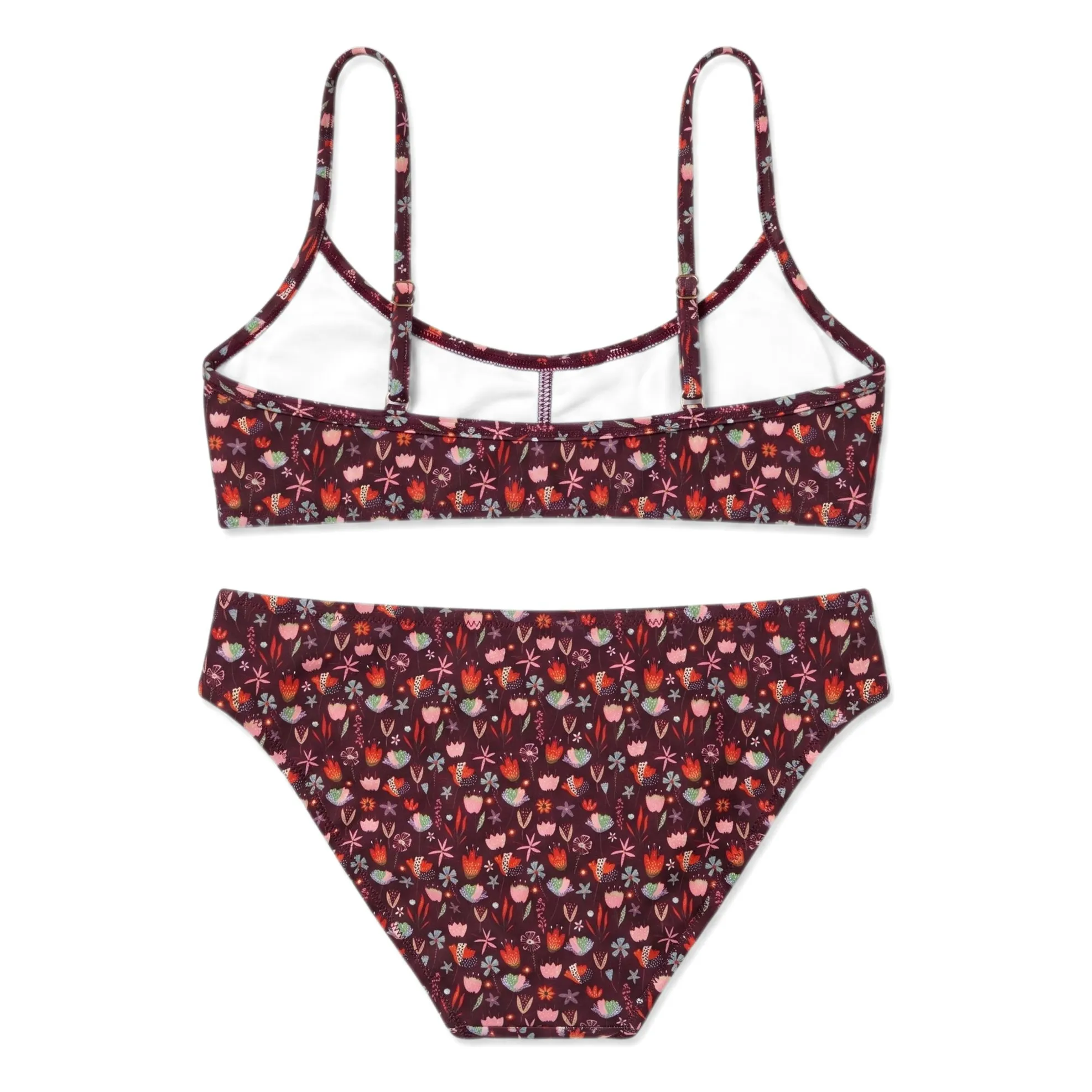 Maillot de Bain Sway Fleuri | Violine- Image produit n°3