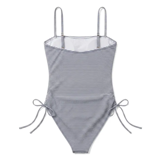 Maillot de Bain Rachel Rayé | Bleu marine