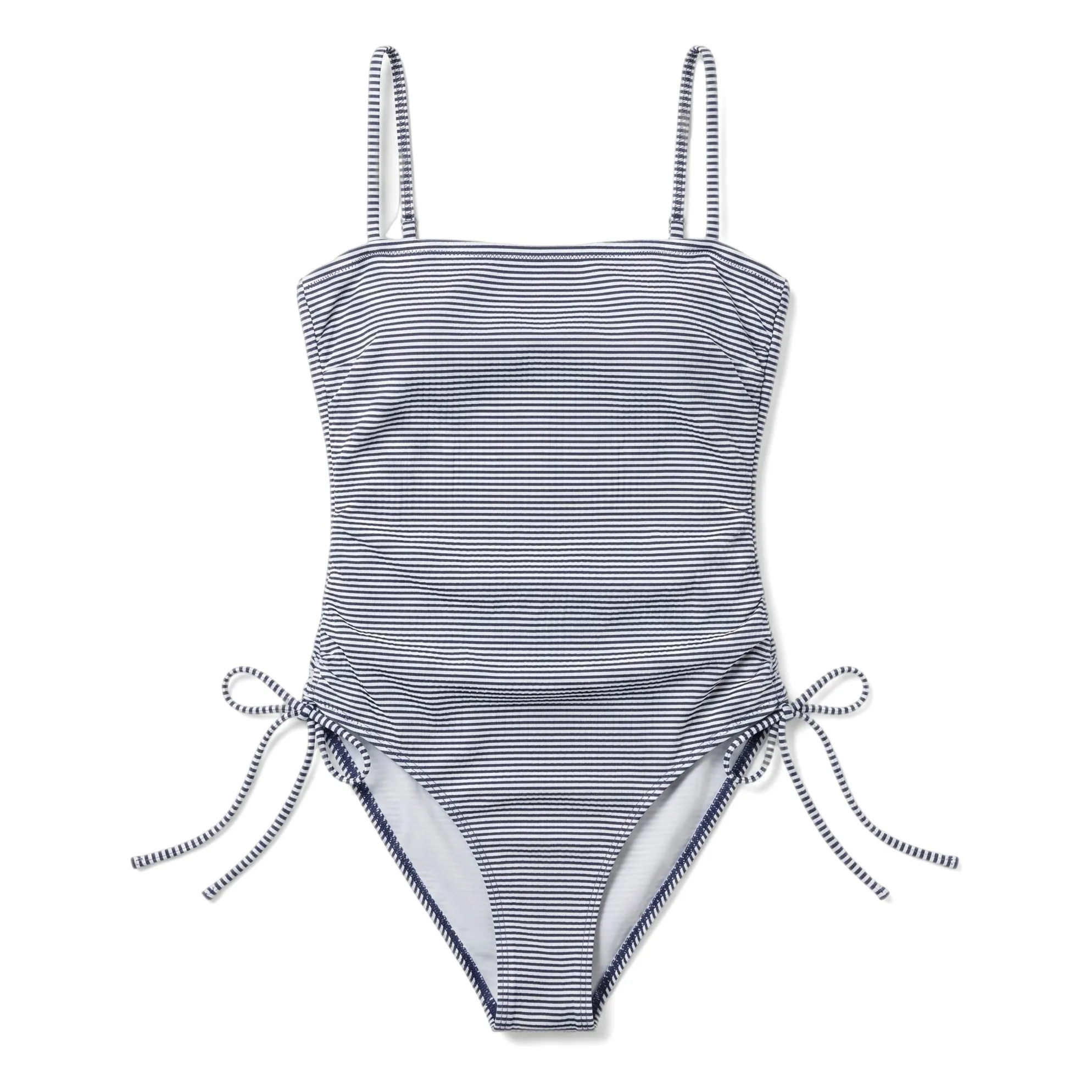 Smallable Woman Navy Blue Rachel Striped Swimsuit