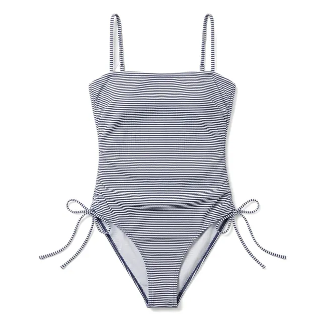 Maillot de Bain Rachel Rayé | Bleu marine
