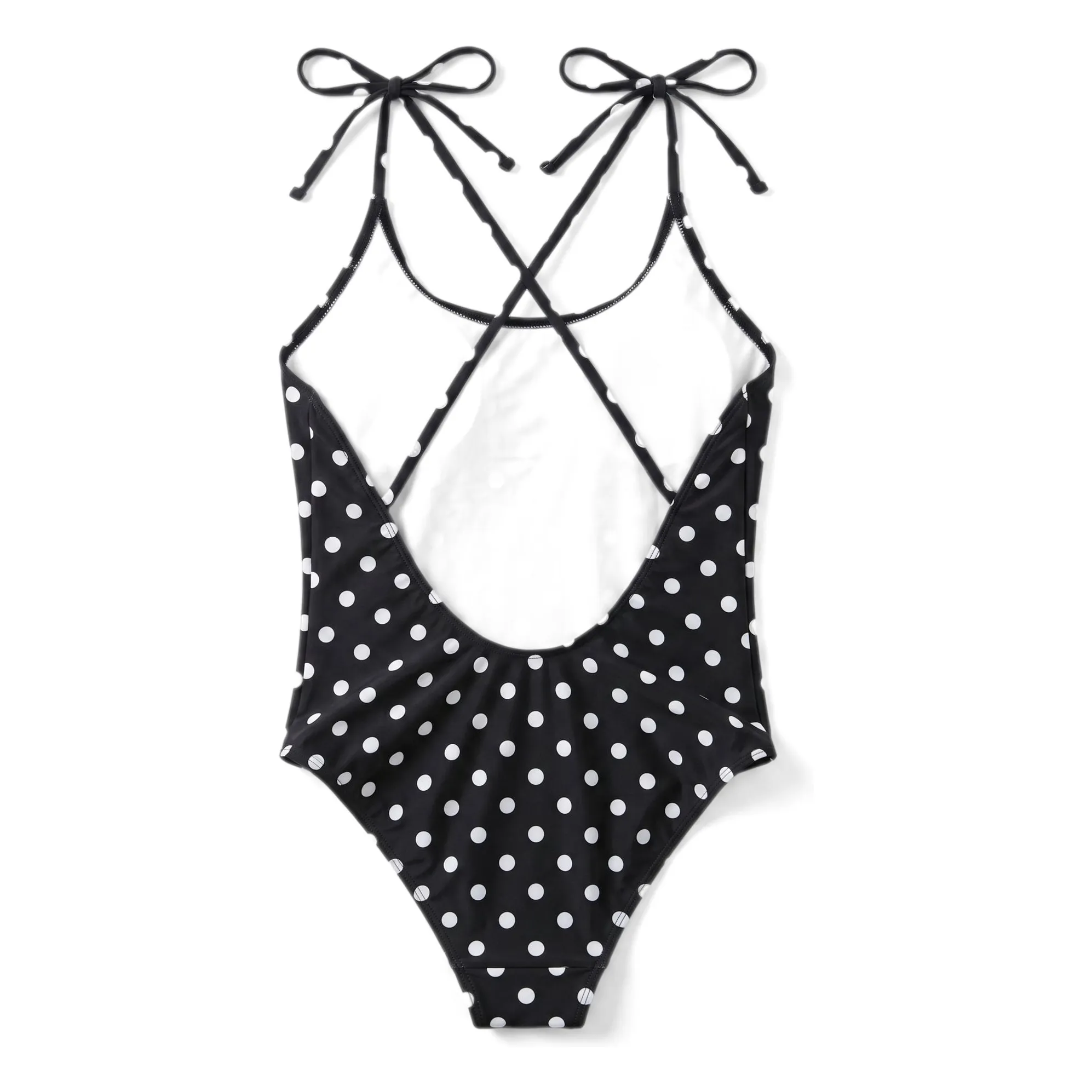 Maillot de Bain Amandy Pois | Noir- Image produit n°3