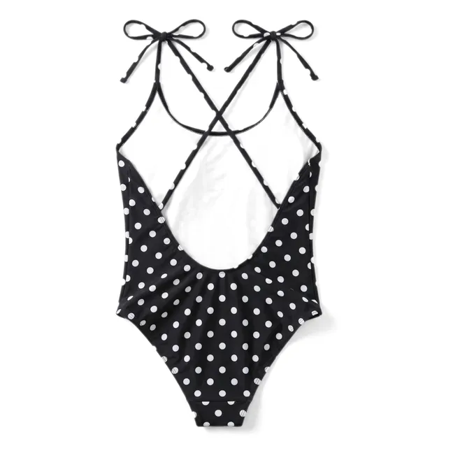 Maillot de Bain Amandy Pois | Noir