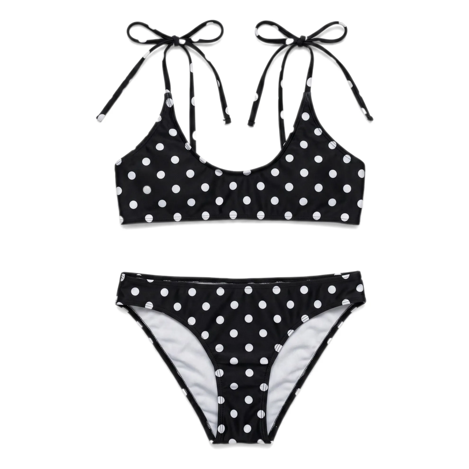 Smallable Kid Black Alice Pois Swimsuit