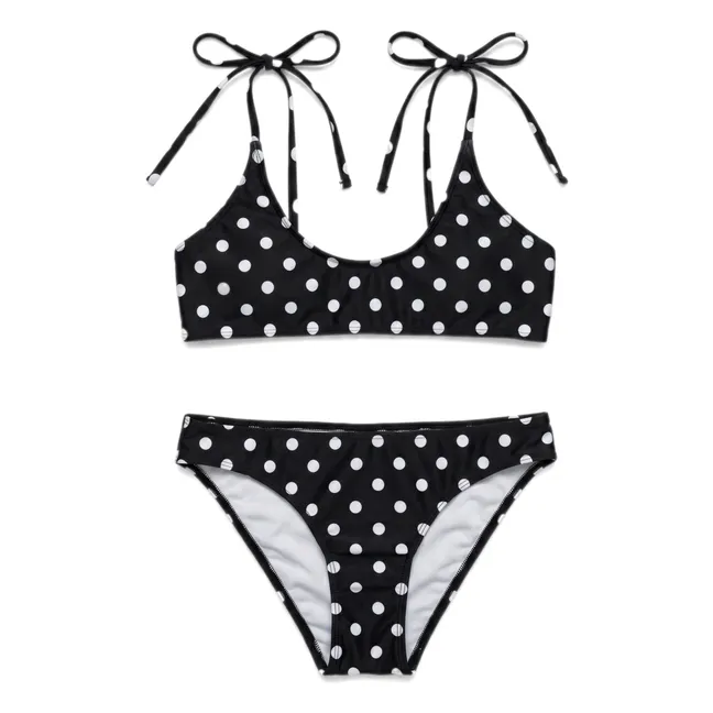 Maillot de Bain Alice Pois | Noir