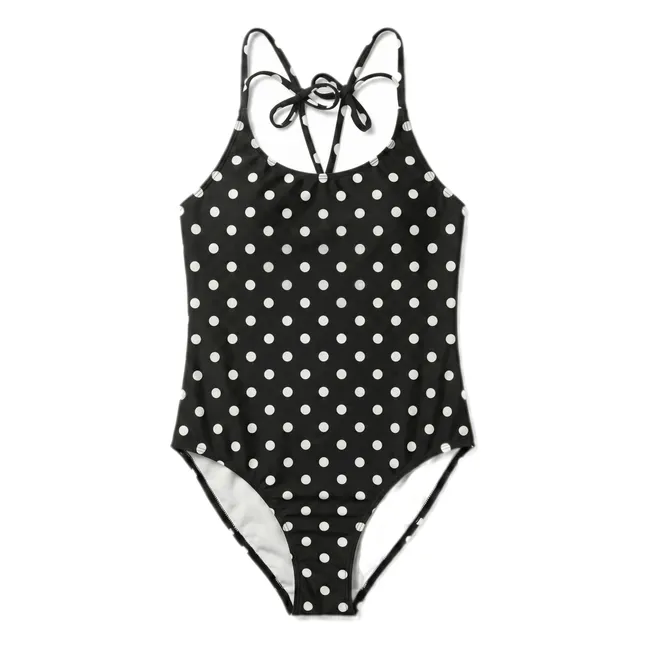 Maillot de Bain Amandy Pois | Noir