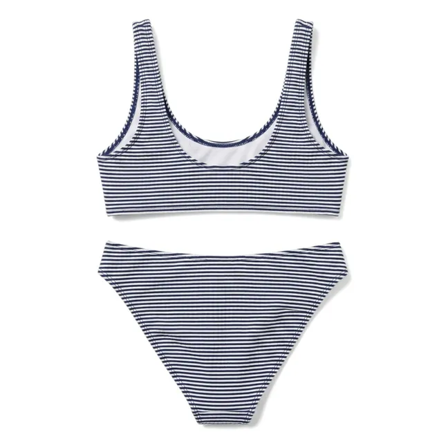 Maillot de Bain Loan Rayé | Bleu marine