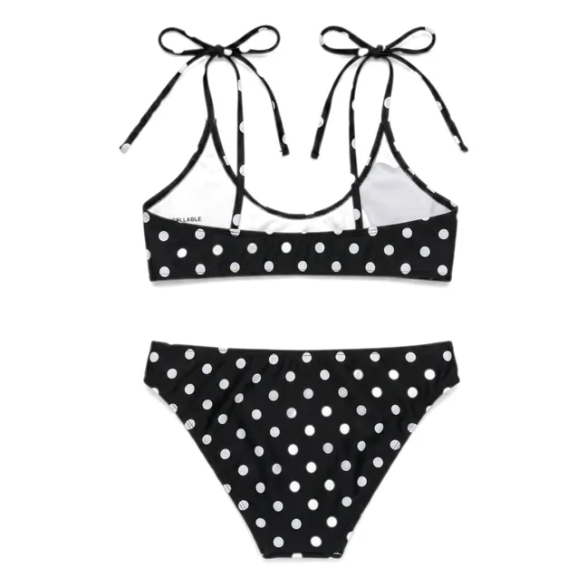 Maillot de Bain Alice Pois | Noir