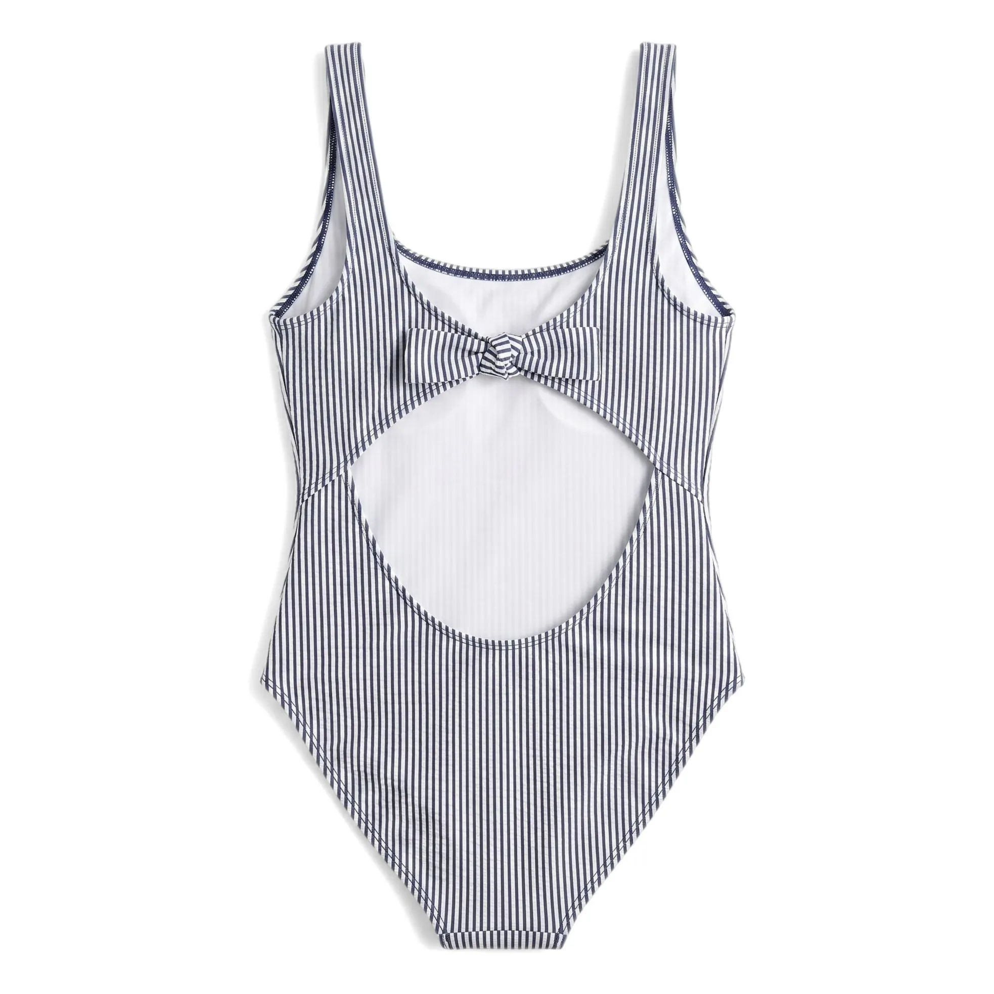 Maillot de Bain Salma Rayé | Bleu marine- Image produit n°3
