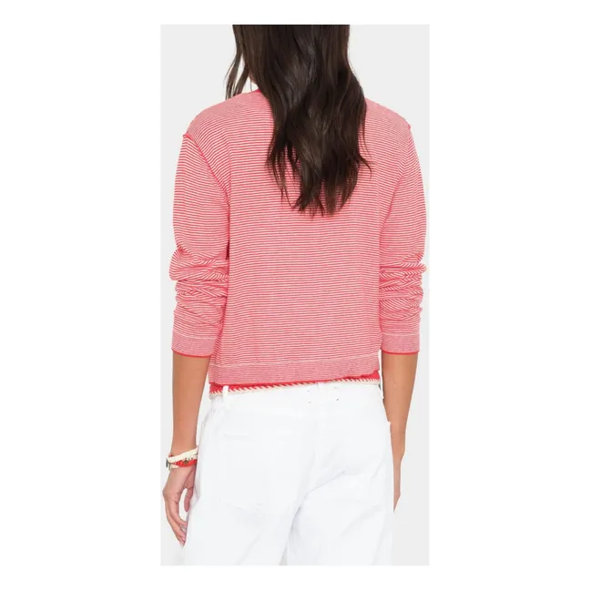 Cardigan Ashton Coton et Cachemire | Rouge