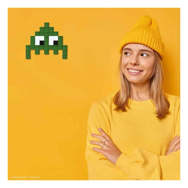Pixel Art Kit - Little Alien | Vert foncé