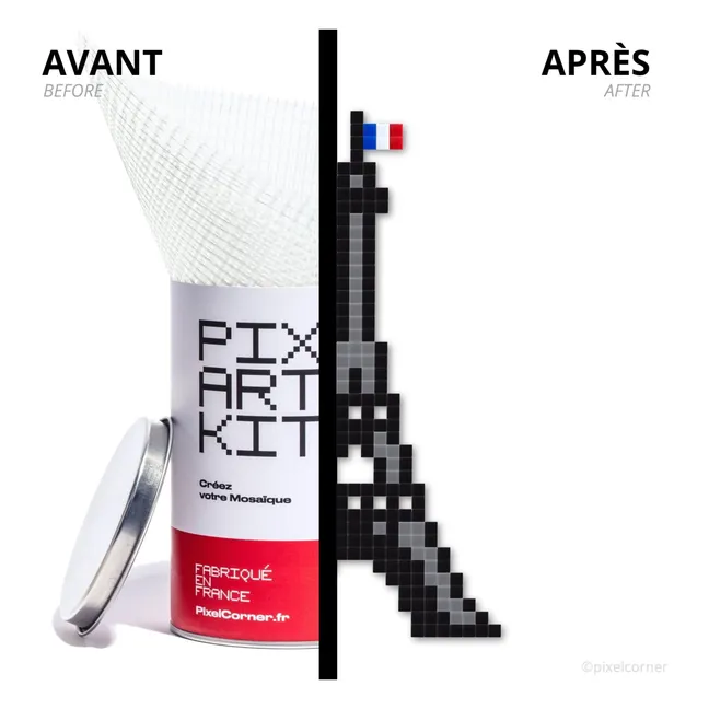 Pixel Art Kit - The Iron Lady | Grey