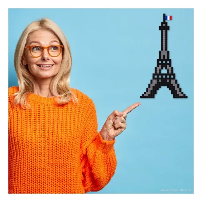 Pixel Art Kit - La Dame de Fer | Gris