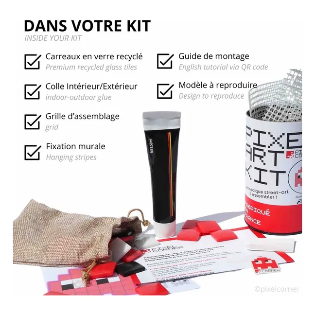 Pixel Art Kit - Paris Street | Bleu