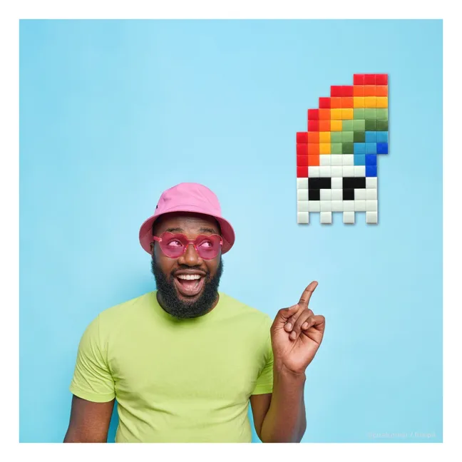 Pixel Art Kit phosphorescent - Rainbow in the Dark